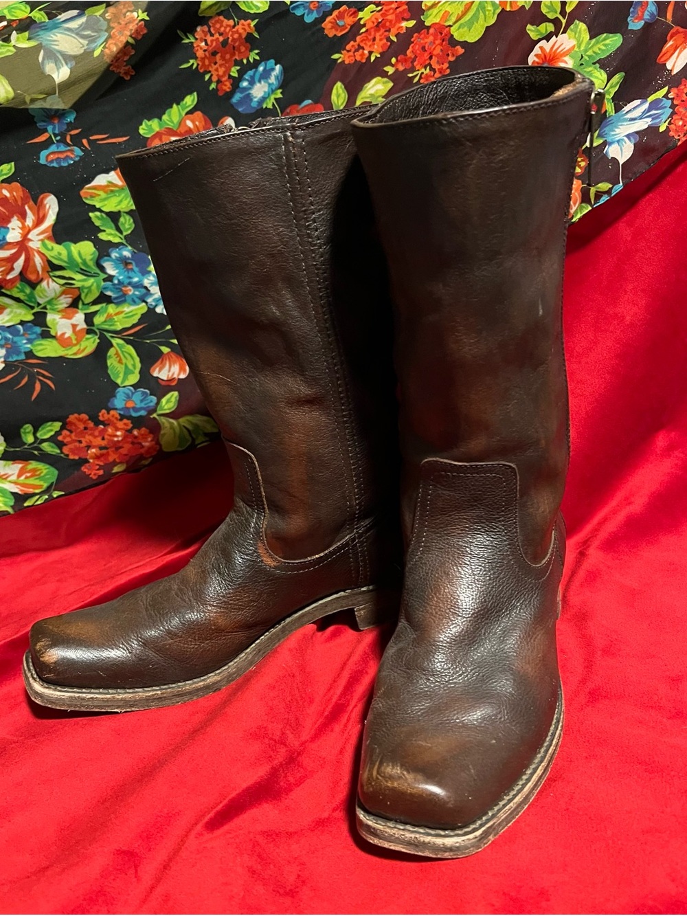 Frye Leather Riding Boots | Cognac Brown, Women's Size 10B